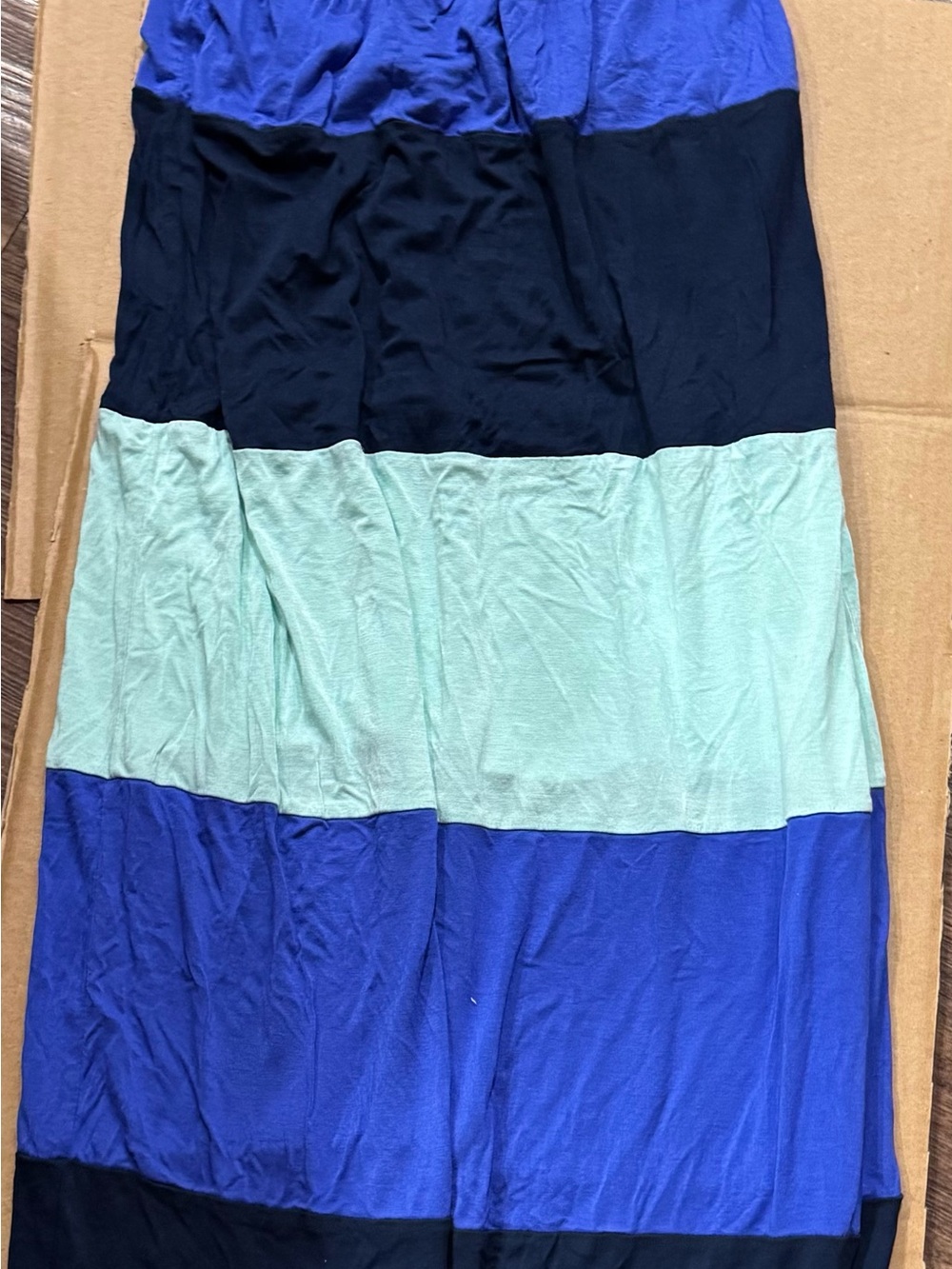 Soprano Maxi Blue Women M Dress  (CL-1)